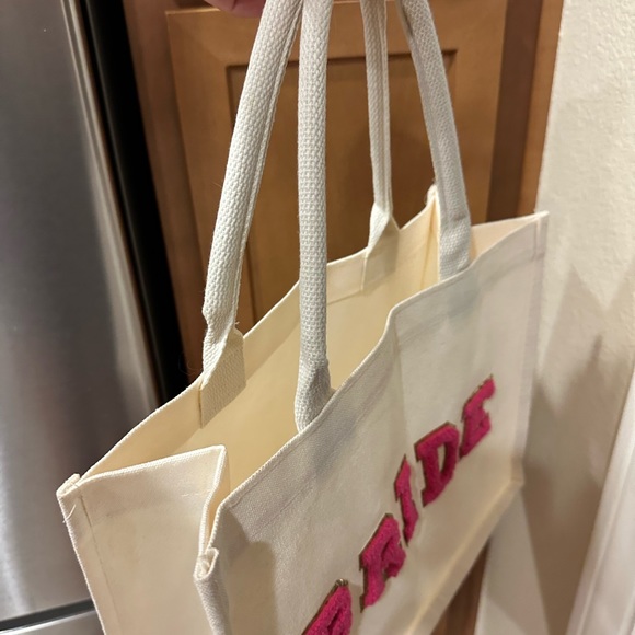 Canvas BRIDE tote bag - Picture 2 of 4